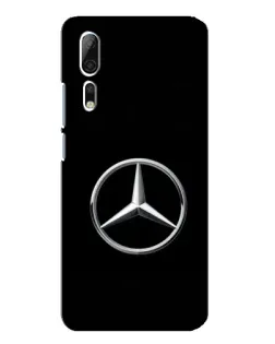 Чехол для ZTE Axon 10 Pro с картинкой «Mercedes классический лого»