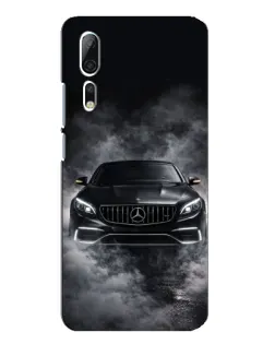 Чехол для ZTE Axon 10 Pro с картинкой «Mercedes в дыму»
