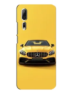 Чехол для ZTE Axon 10 Pro с картинкой «Желтый Mercedes GT»