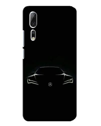 Чехол для ZTE Axon 10 Pro с картинкой «Mercedes — силуэт авто» Чехол для ZTE Axon 10 Pro с картинкой «Mercedes — силуэт авто»