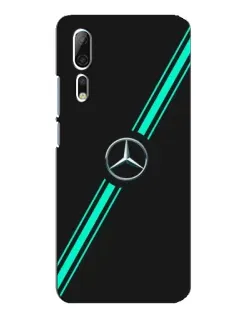 Чехол для ZTE Axon 10 Pro с картинкой «Спортивные линии Mercedes» Чехол для ZTE Axon 10 Pro с картинкой «Спортивные линии Mercedes»