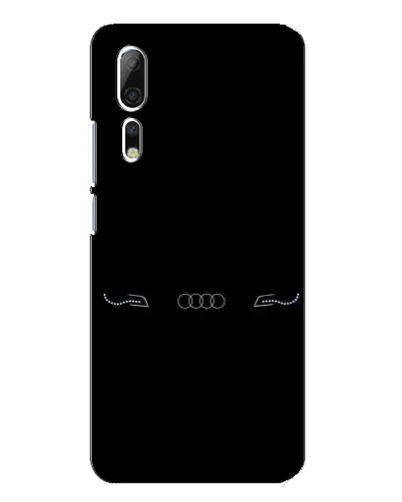 Чехол для ZTE Axon 10 Pro с картинкой «Audi — световой подпись»