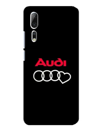 Чехол для ZTE Axon 10 Pro с картинкой «Логотип Audi Heart»