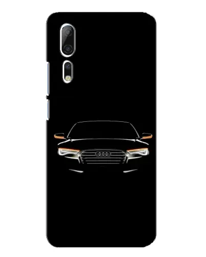 Чехол для ZTE Axon 10 Pro с картинкой «Audi — ночной контур»