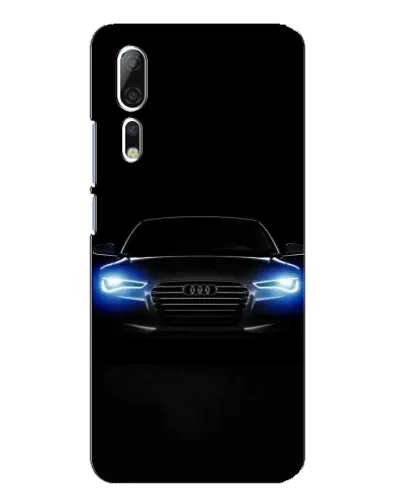 Чехол для ZTE Axon 10 Pro с картинкой «Audi в неоне»
