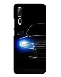 Чехол для ZTE Axon 10 Pro с картинкой «Неоновый взгляд Audi»