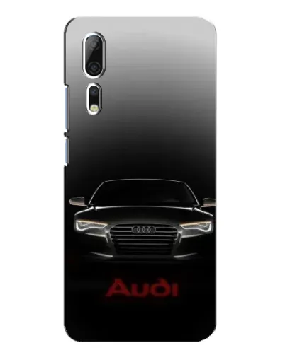 Чехол для ZTE Axon 10 Pro с картинкой «Audi — градиентный контур»