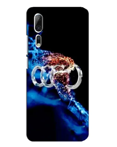 Чехол для ZTE Axon 10 Pro с картинкой «Энергия лого Audi»