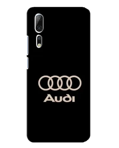 Чехол для ZTE Axon 10 Pro с картинкой «Audi — золотой логотип»