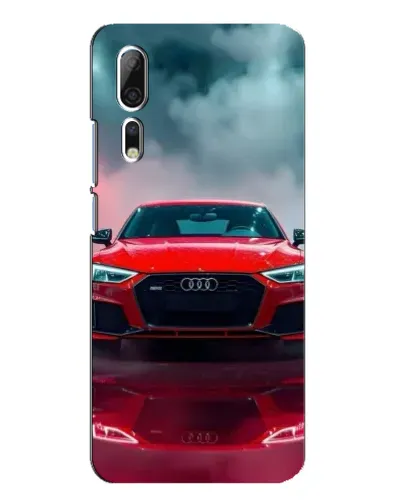 Чехол для ZTE Axon 10 Pro с картинкой «Audi RS — красный стиль»
