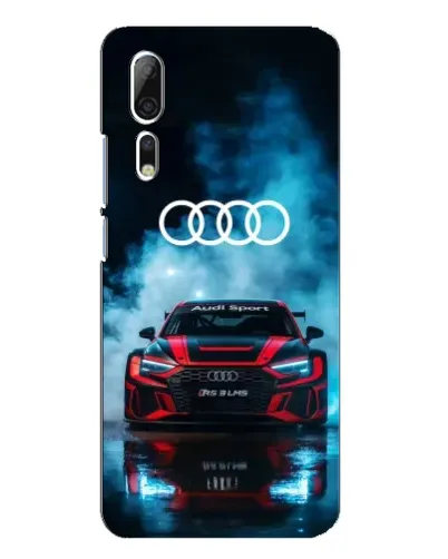 Чехол для ZTE Axon 10 Pro с картинкой «Audi Sport — неон»