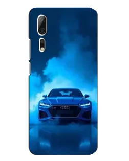 Чехол для ZTE Axon 10 Pro с картинкой «Audi — голубая энергия»