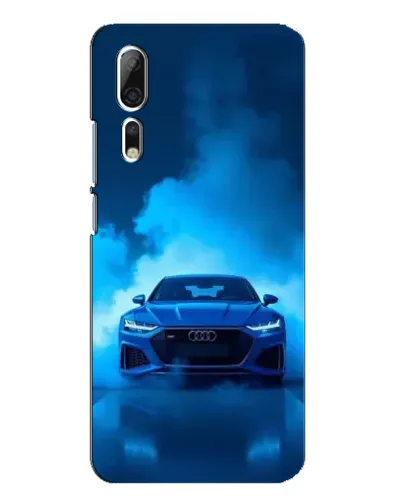 Чехол для ZTE Axon 10 Pro с картинкой «Audi — голубая энергия»