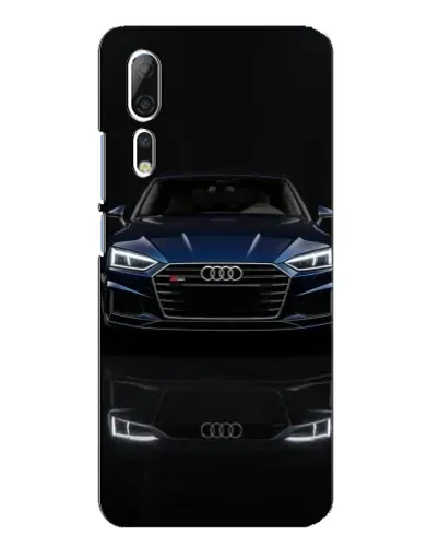Чехол для ZTE Axon 10 Pro с картинкой «Audi — ночное отражение»
