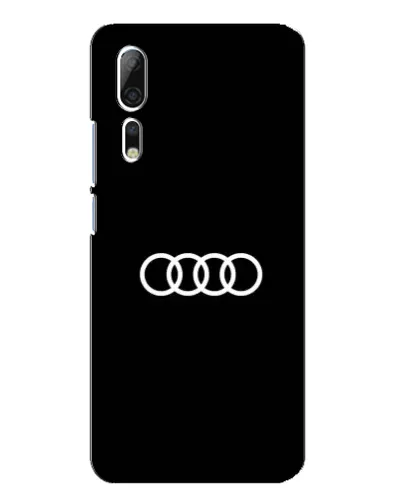 Чехол для ZTE Axon 10 Pro с картинкой «Audi White Logo»