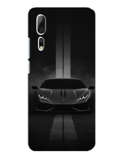 Чехол для ZTE Axon 10 Pro с картинкой «Lamborghini симметрия дорог»