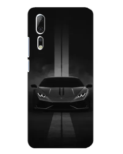 Чехол для ZTE Axon 10 Pro с картинкой «Lamborghini симметрия дорог»