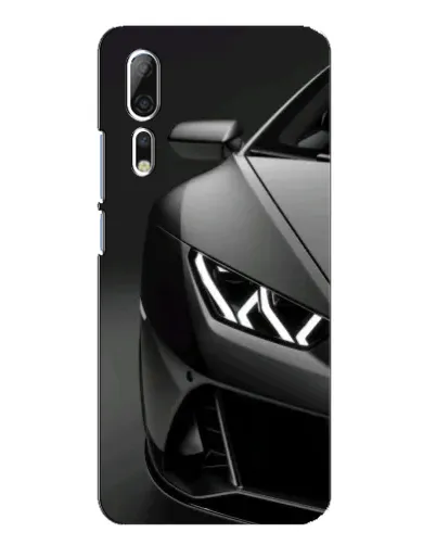 Чехол для ZTE Axon 10 Pro с картинкой «Lamborghini фары детализация»