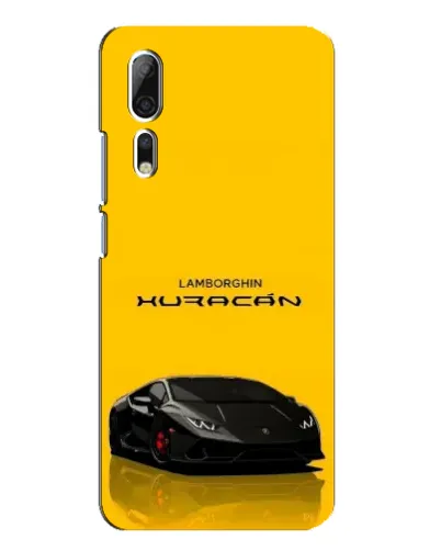Чехол для ZTE Axon 10 Pro с картинкой «Lamborghini Huracan черный»