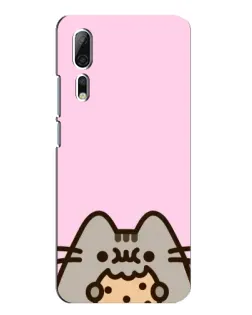 Чехол для ZTE Axon 10 Pro с картинкой «Pusheen и печенье» Чехол для ZTE Axon 10 Pro с картинкой «Pusheen и печенье»