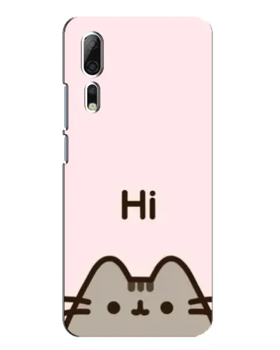 Чехол для ZTE Axon 10 Pro с картинкой «Пушин говорит Hi» Чехол для ZTE Axon 10 Pro с картинкой «Пушин говорит Hi»