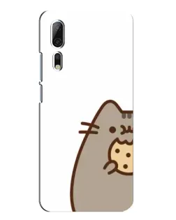 Чехол для ZTE Axon 10 Pro с картинкой «Пушин с печеньем»