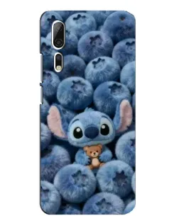 Чехол для ZTE Axon 10 Pro с картинкой «Стич и голубика» Чехол для ZTE Axon 10 Pro с картинкой «Стич и голубика»
