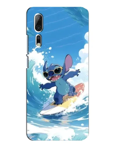 Чехол для ZTE Axon 10 Pro с картинкой «Стич на волне» Чехол для ZTE Axon 10 Pro с картинкой «Стич на волне»