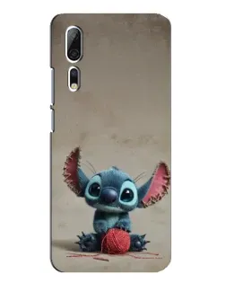 Чехол для ZTE Axon 10 Pro с картинкой «Стич на коричневом фоне» Чехол для ZTE Axon 10 Pro с картинкой «Стич на коричневом фоне»