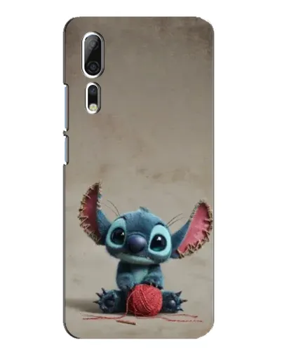 Чехол для ZTE Axon 10 Pro с картинкой «Стич на коричневом фоне» Чехол для ZTE Axon 10 Pro с картинкой «Стич на коричневом фоне»