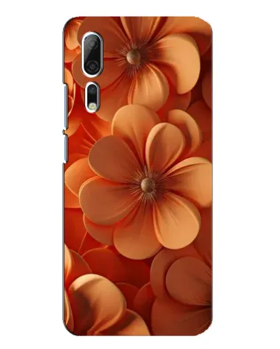 Чохол для ZTE Axon 10 Pro з картинкою «Помаранчева макро квітка»