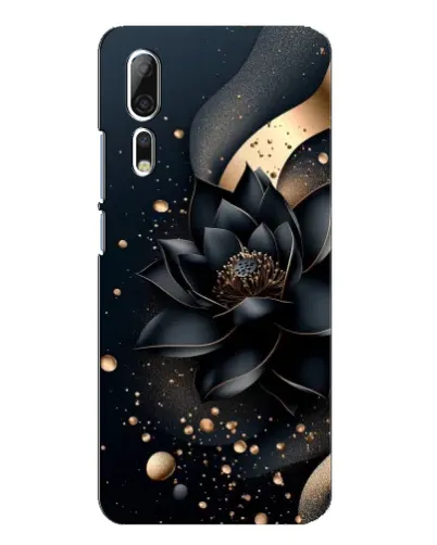 Чохол для ZTE Axon 10 Pro з картинкою «Чорний лотос»
