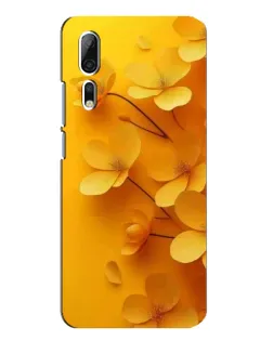 Чохол для ZTE Axon 10 Pro з картинкою «Золоті пелюстки»