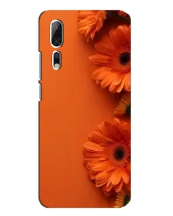 Чохол для ZTE Axon 10 Pro з картинкою «Помаранчеві гербери»
