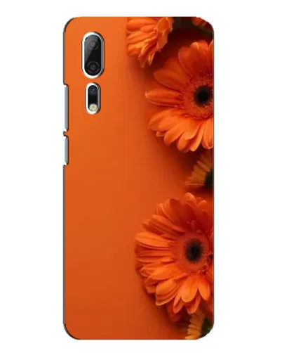 Чохол для ZTE Axon 10 Pro з картинкою «Помаранчеві гербери»