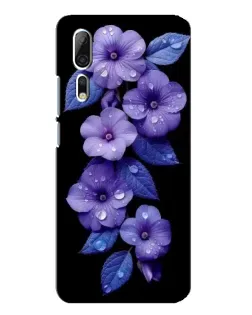 Чехол для ZTE Axon 10 Pro с картинкой «Фиолетовые цветы с росою» Чехол для ZTE Axon 10 Pro с картинкой «Фиолетовые цветы с росою»