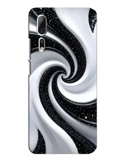 Чехол для ZTE Axon 10 Pro с картинкой «Черно-белая спираль» Чехол для ZTE Axon 10 Pro с картинкой «Черно-белая спираль»