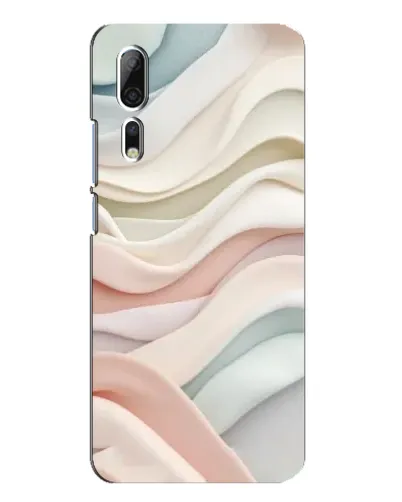 Чехол для ZTE Axon 10 Pro с картинкой «Пастельные нежные волны»