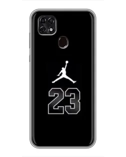 Чехол для ZTE Blade 20 Smart с картинкой «Jordan Flight 23»