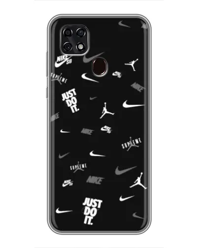 Чехол для ZTE Blade 20 Smart с картинкой «Nike Black Pattern» Чехол для ZTE Blade 20 Smart с картинкой «Nike Black Pattern»