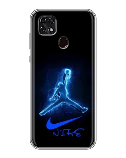 Чехол для ZTE Blade 20 Smart с картинкой «Jordan Neon Blue» Чехол для ZTE Blade 20 Smart с картинкой «Jordan Neon Blue»