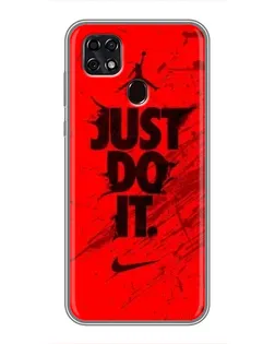 Чехол для ZTE Blade 20 Smart с картинкой «Nike Just Do It»