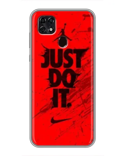 Чехол для ZTE Blade 20 Smart с картинкой «Nike Just Do It» Чехол для ZTE Blade 20 Smart с картинкой «Nike Just Do It»