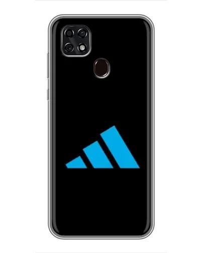 Чехол для ZTE Blade 20 Smart с картинкой «Adidas Cyan Logo»