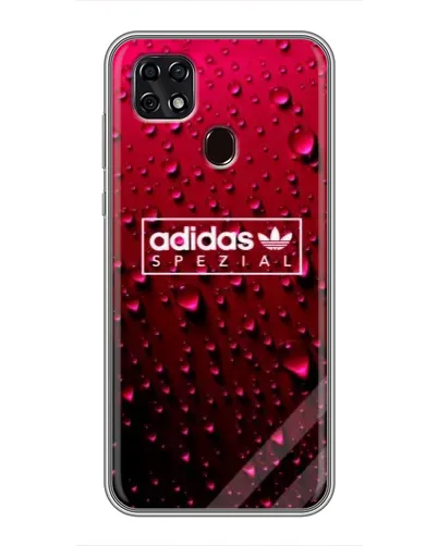 Чехол для ZTE Blade 20 Smart с картинкой «Adidas Gold Marble»
