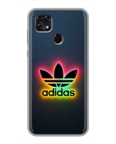 Чехол для ZTE Blade 20 Smart с картинкой «Неоновый Adidas»