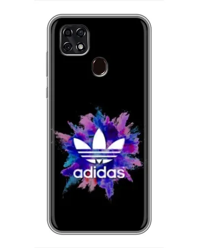 Чехол для ZTE Blade 20 Smart с картинкой «Взрыв красок Adidas»