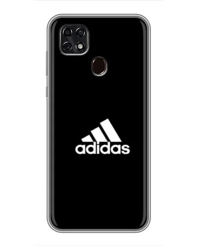Чехол для ZTE Blade 20 Smart с картинкой «Черная классика Adidas»