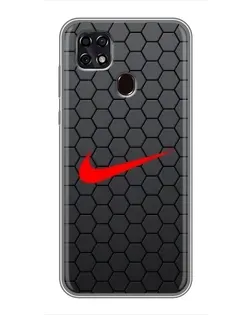 Чехол для ZTE Blade 20 Smart с картинкой «Nike — карбоновая сетка» Чехол для ZTE Blade 20 Smart с картинкой «Nike — карбоновая сетка»
