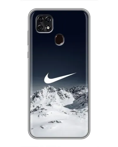 Чехол для ZTE Blade 20 Smart с картинкой «Nike — зимние горы» Чехол для ZTE Blade 20 Smart с картинкой «Nike — зимние горы»